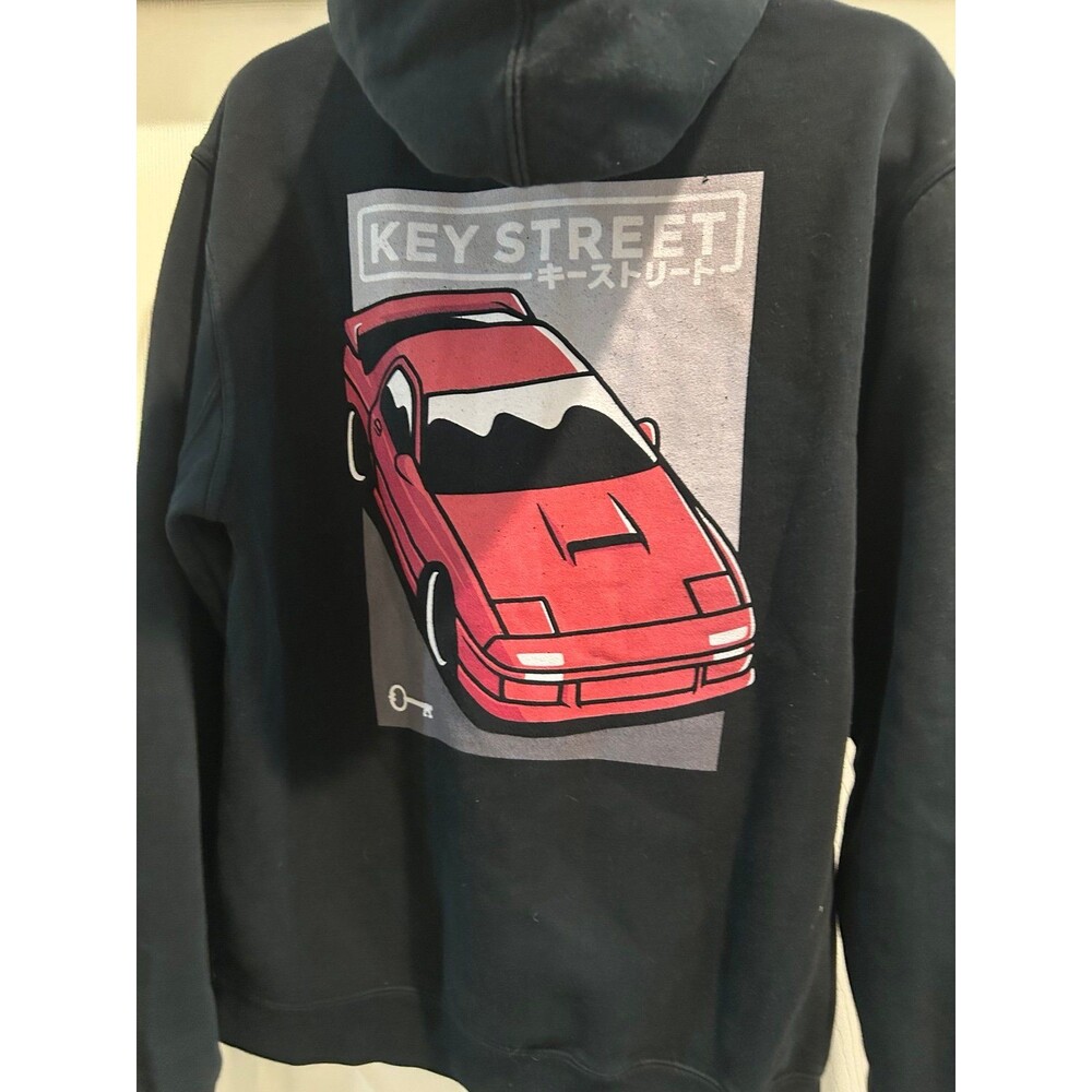 Key-street Men's Black Hoodie